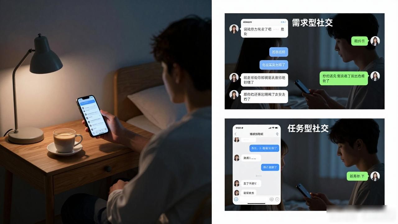 他半夜发消息，是爱还是闲？看清三个信号不内耗