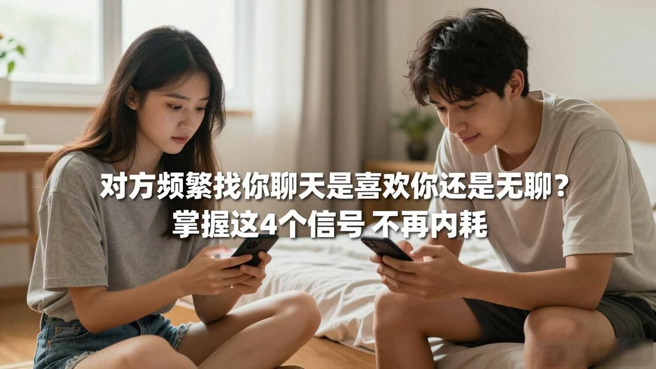 对方频繁找你聊天是喜欢你还是无聊？掌握这4个信号不再内耗