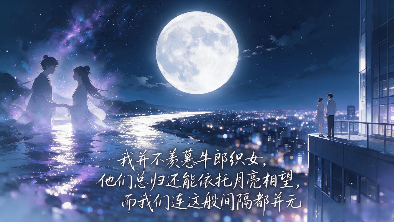 月亮的情话短句，适合发给喜欢的人（超甜）