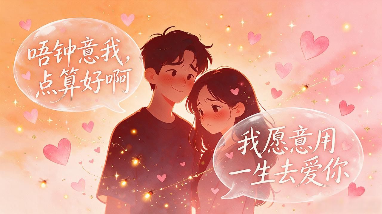 粤语十字短句情话：撩人于无形，一句就击中她的心