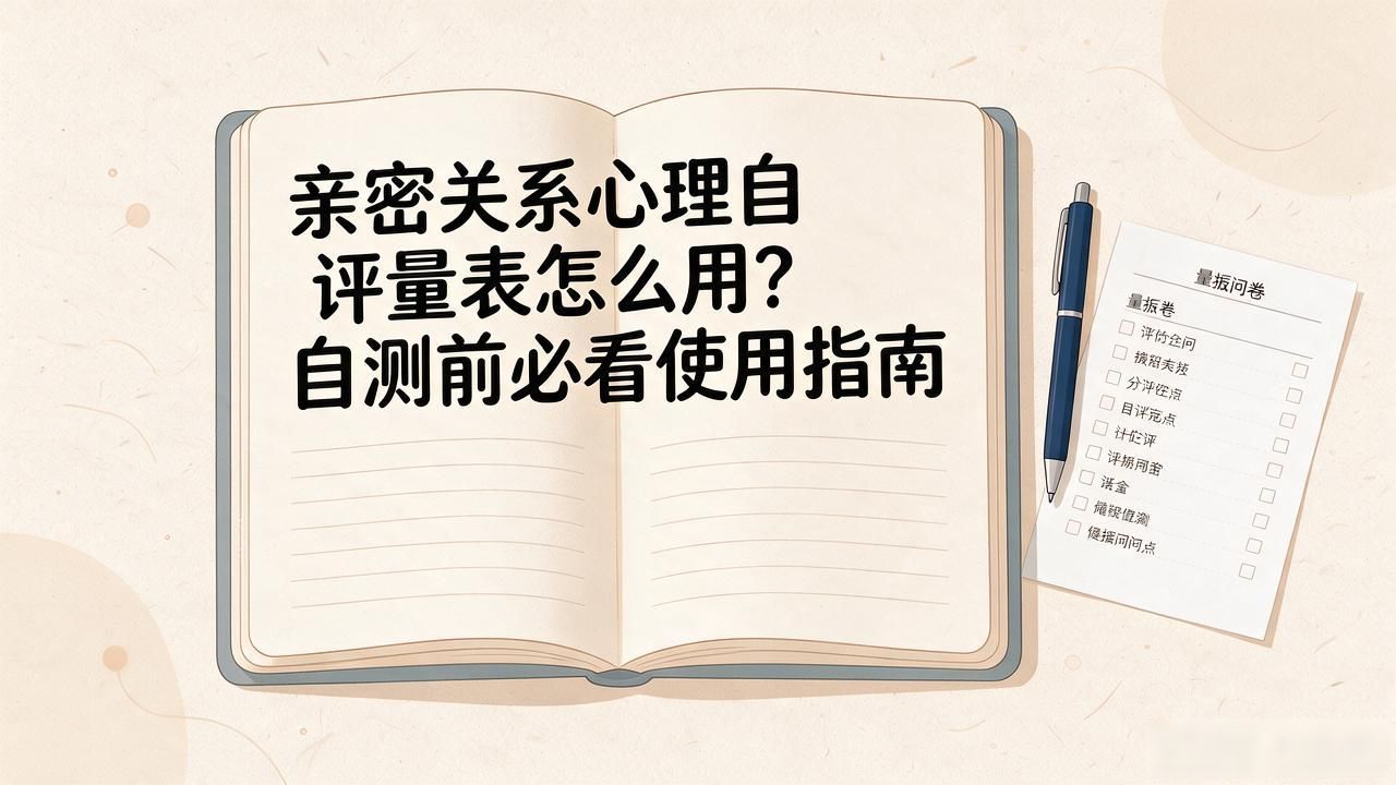 亲密关系心理自评量表使用指南_亲密关系心理分析_亲密关系评估量表