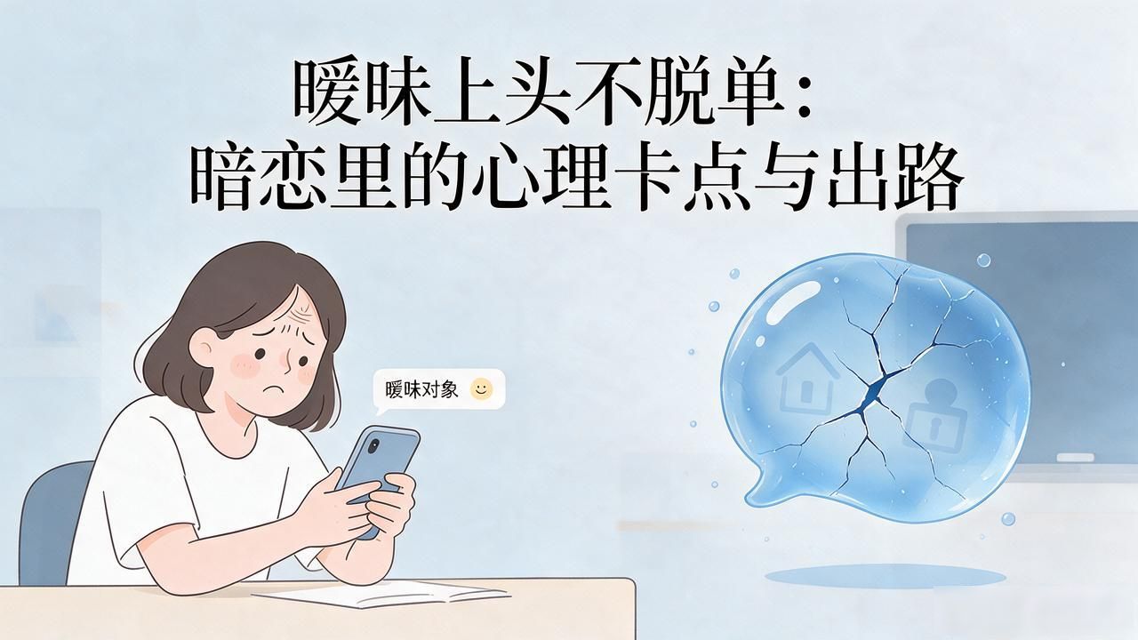 暧昧上头不脱单：暗恋里的心理卡点与出路