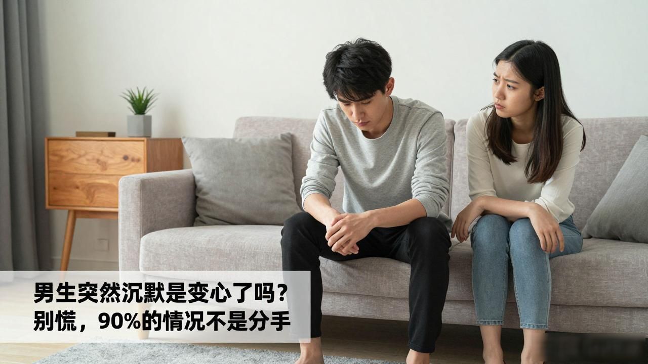 男生突然沉默是变心了吗？别慌，90%的情况不是分手