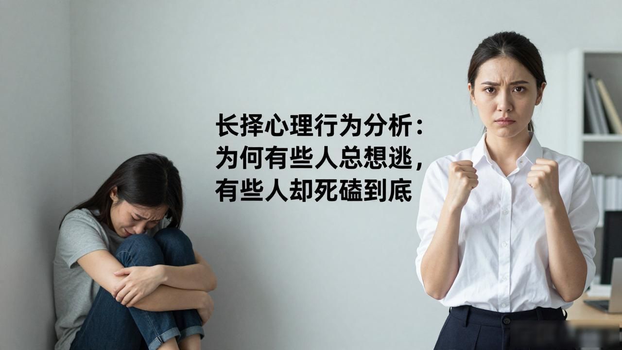 长择心理行为分析：为何有些人总想逃，有些人却死磕到底