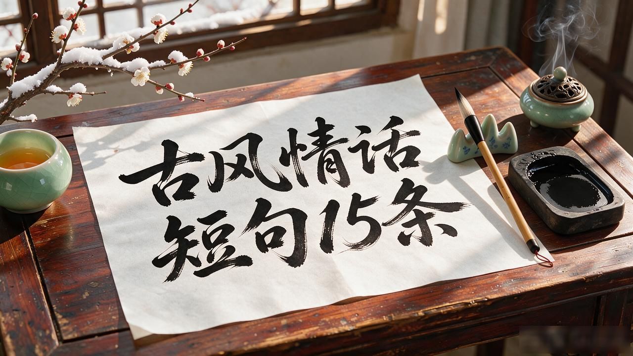 古风情话短句写给女生_写给古风情话女生短句文案_写给古风情话女生短句子