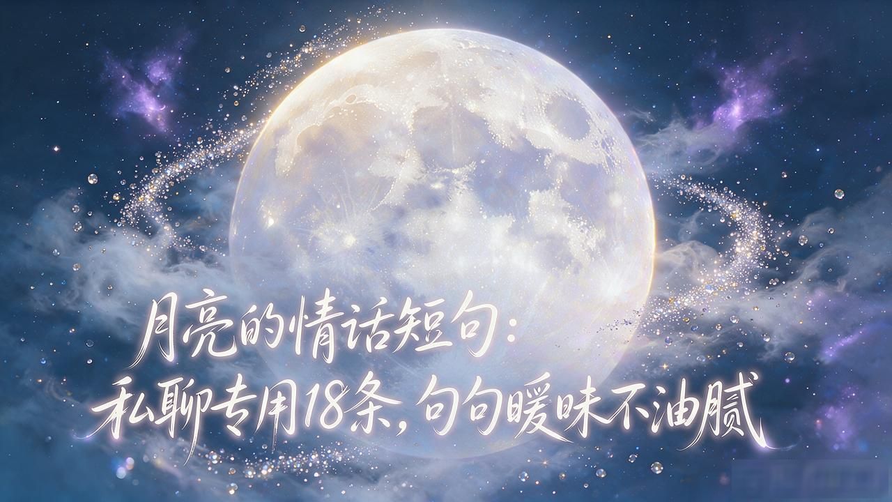 月亮的情话短句_月亮的情话_月亮情话短句图片