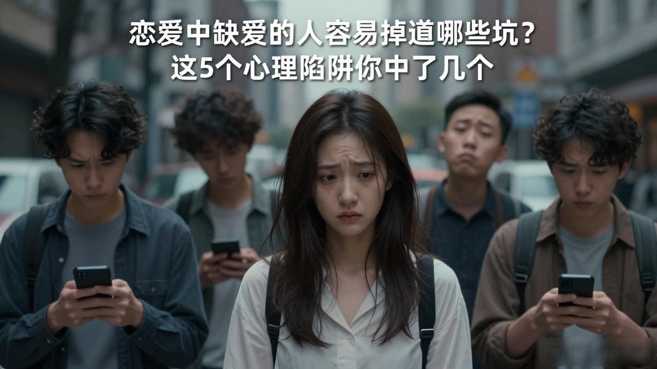 恋爱中缺爱的人容易掉进哪些坑？这5个心理陷阱你中了几个