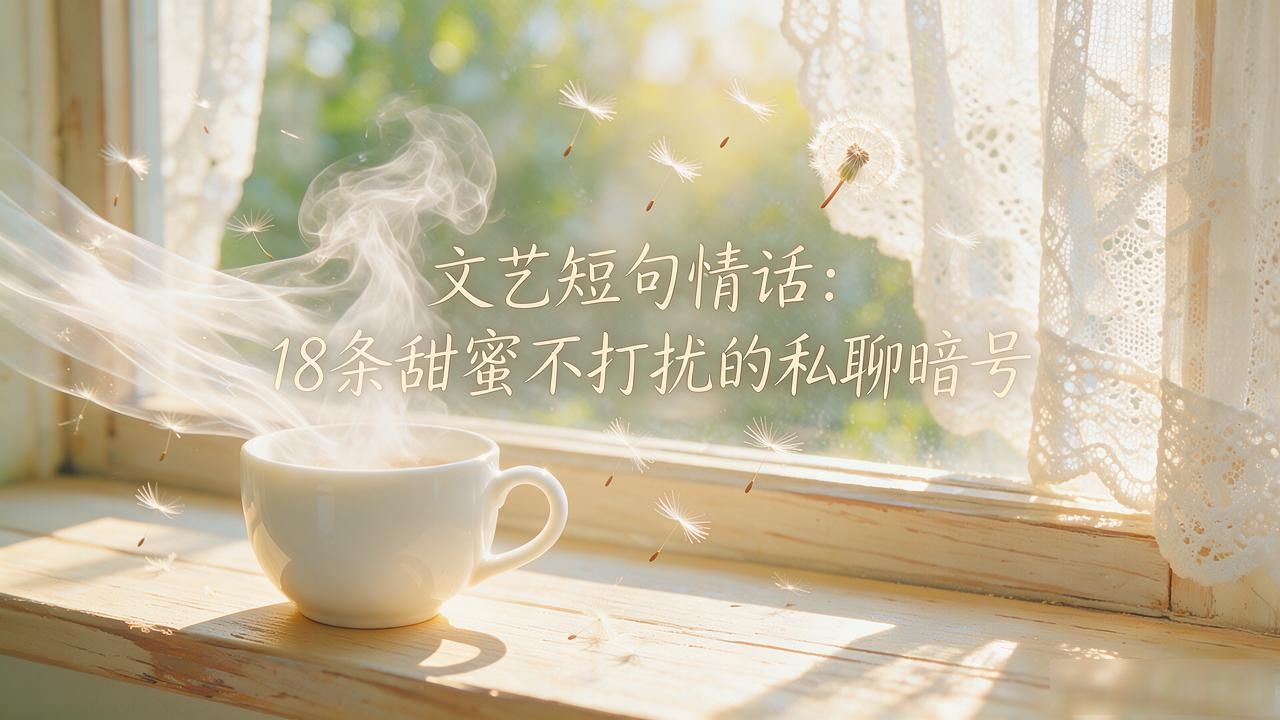 文艺短句情话_文艺的情话文案_文艺情话短句霸气