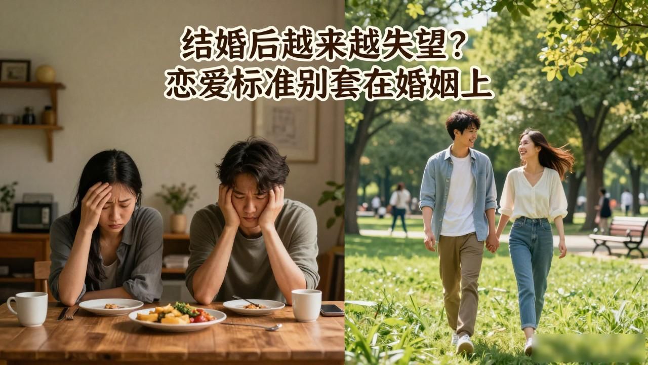 婚姻里的期待落差:不要用恋爱标准要求婚姻_落差婚姻真实故事_恋爱落差感对人的影响