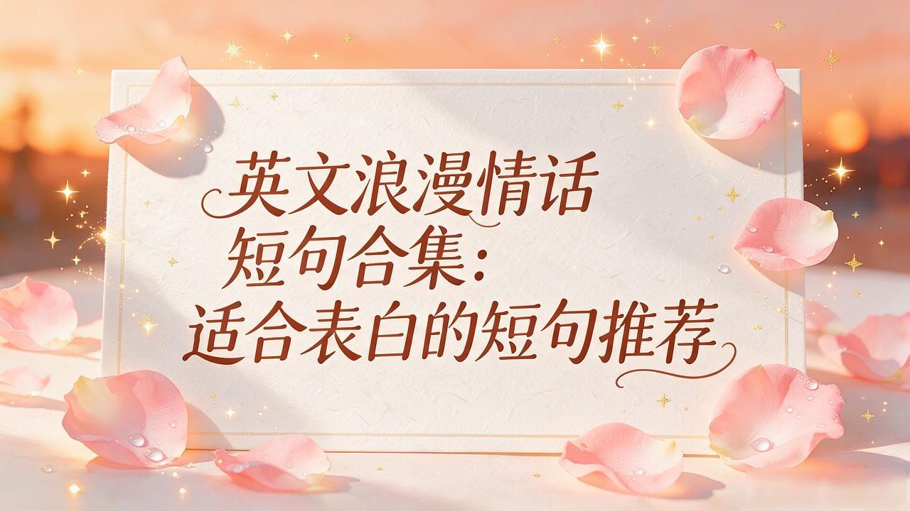 英文浪漫情话短句带翻译_英文浪漫的情话 短句_英语浪漫情话100句