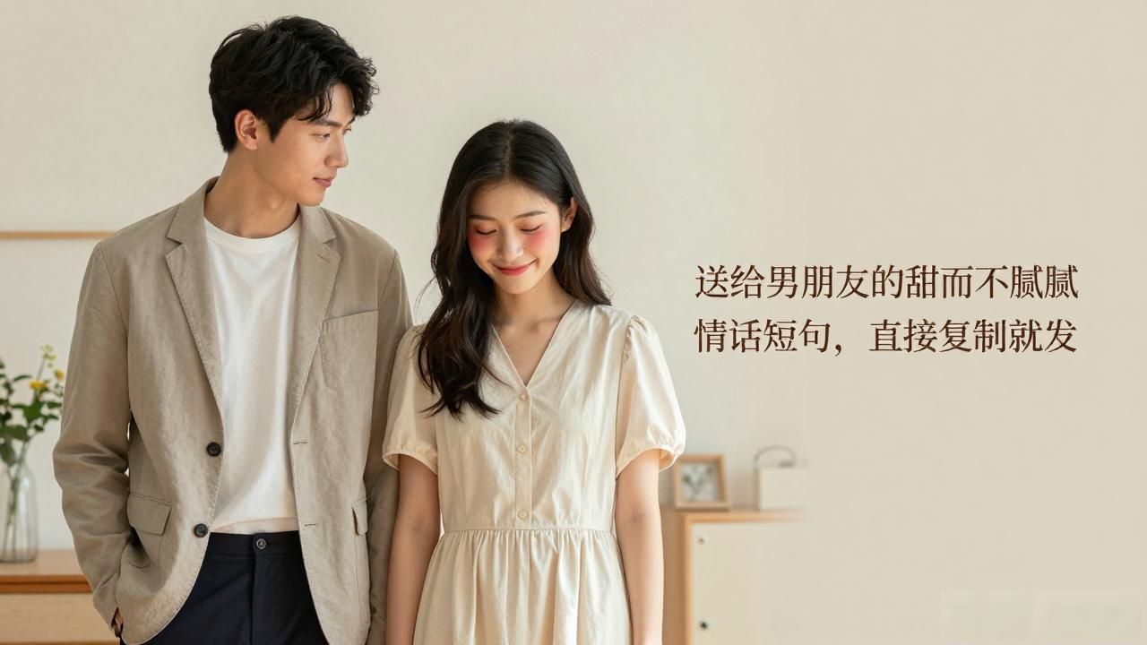 送给男朋友的甜而不腻情话短句，直接复制就发
