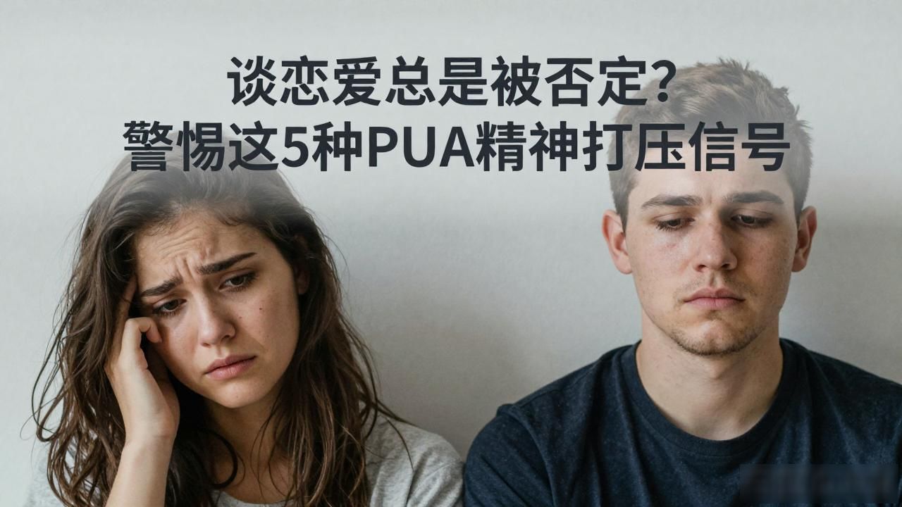 谈恋爱总是被否定？警惕这5种PUA精神打压信号
