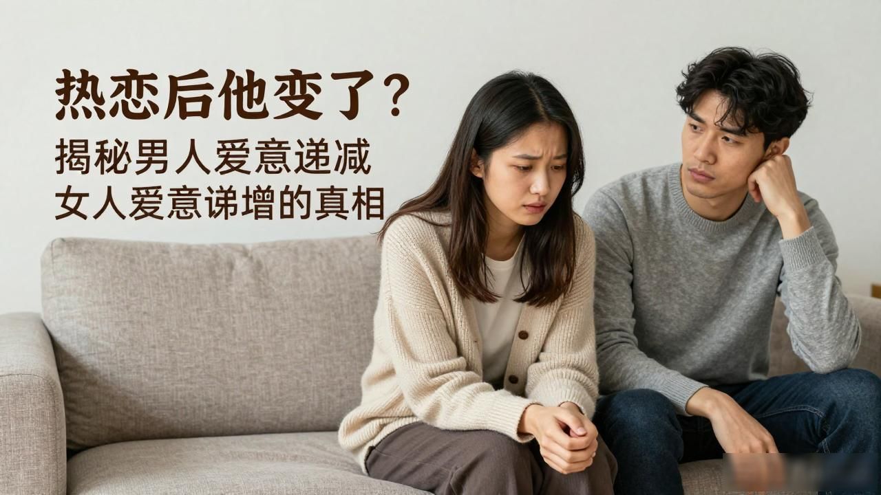 热恋后他变了？揭秘男人爱意递减女人爱意递增的真相