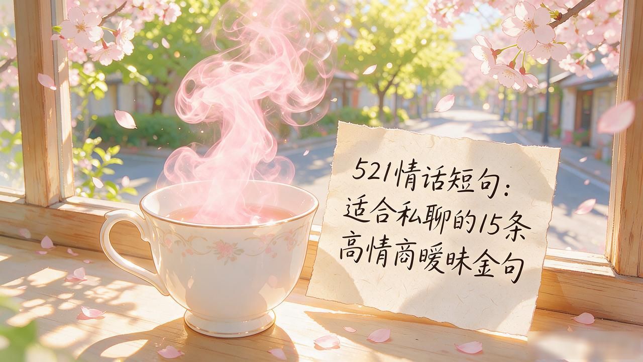 521情话短句：适合私聊的15条高情商暧昧金句