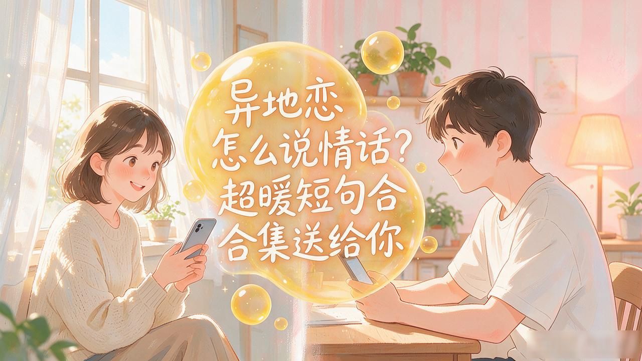 异地恋怎么说情话？超暖短句合集送给你