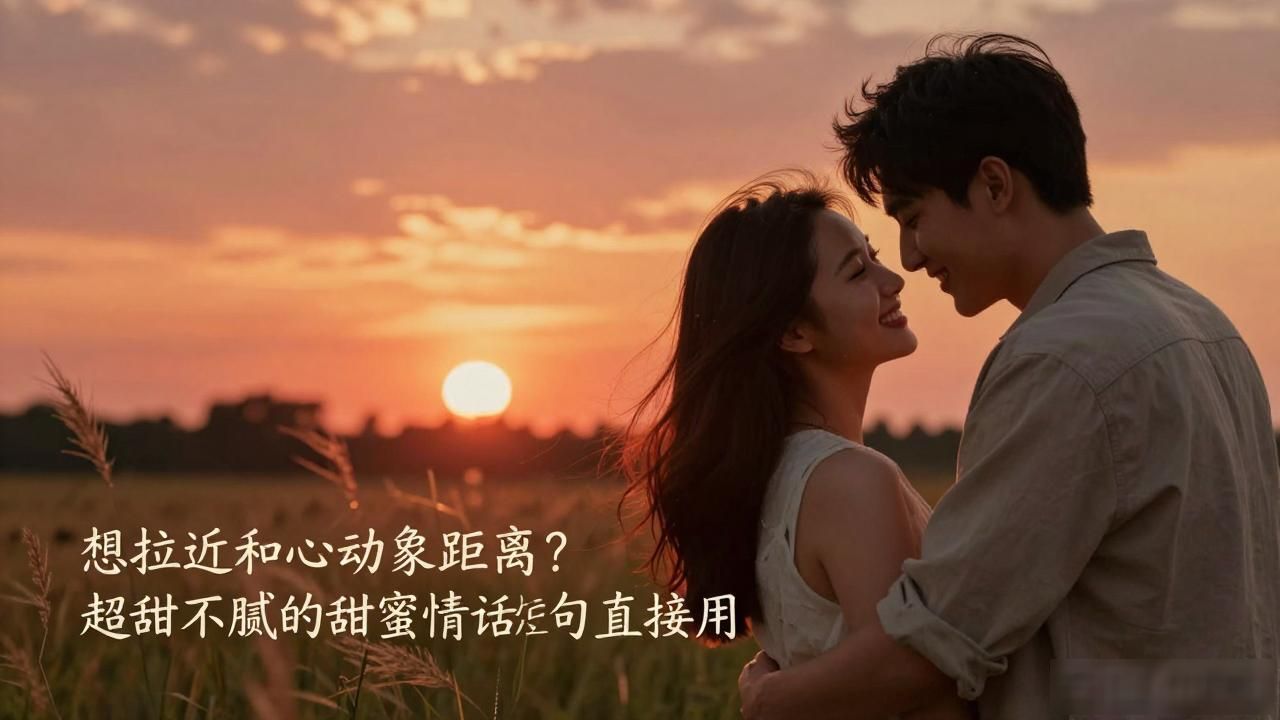 想拉近和心动对象距离？超甜不腻的甜蜜情话短句直接用