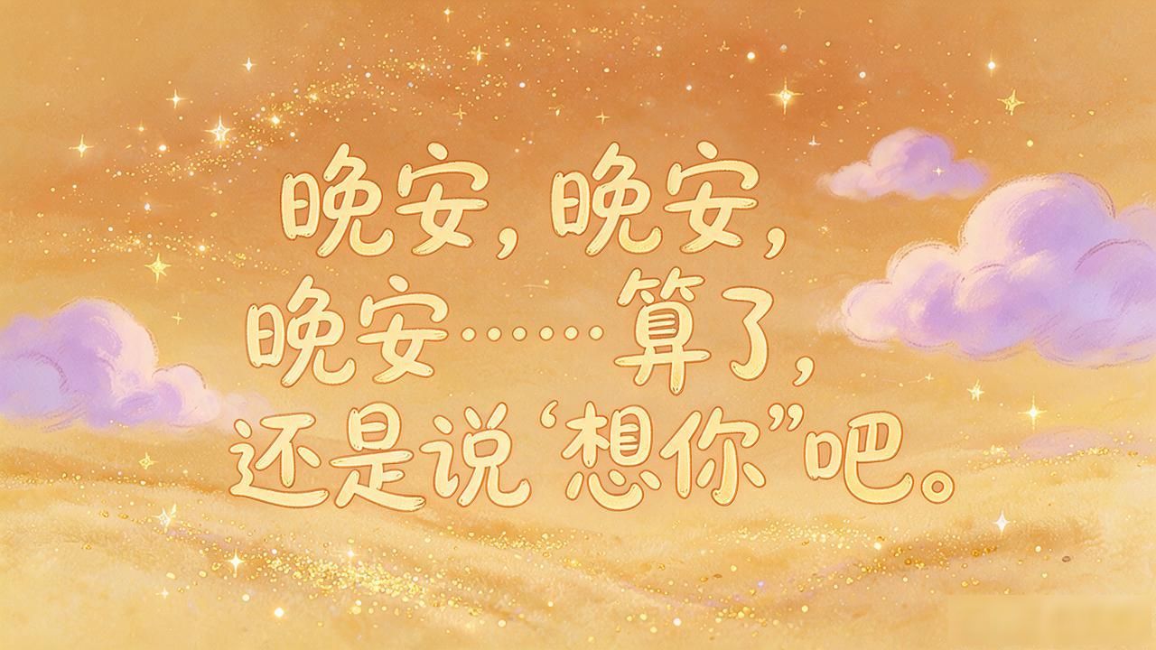 暖心晚安句子简短文案_晚安情话最暖心短句_暖心晚安话暖心短句