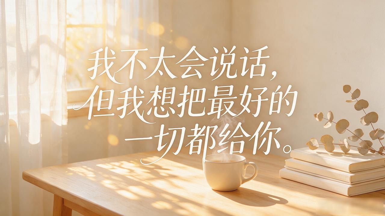 抖音情话最暖心短句：男女私聊暧昧土味情话合集