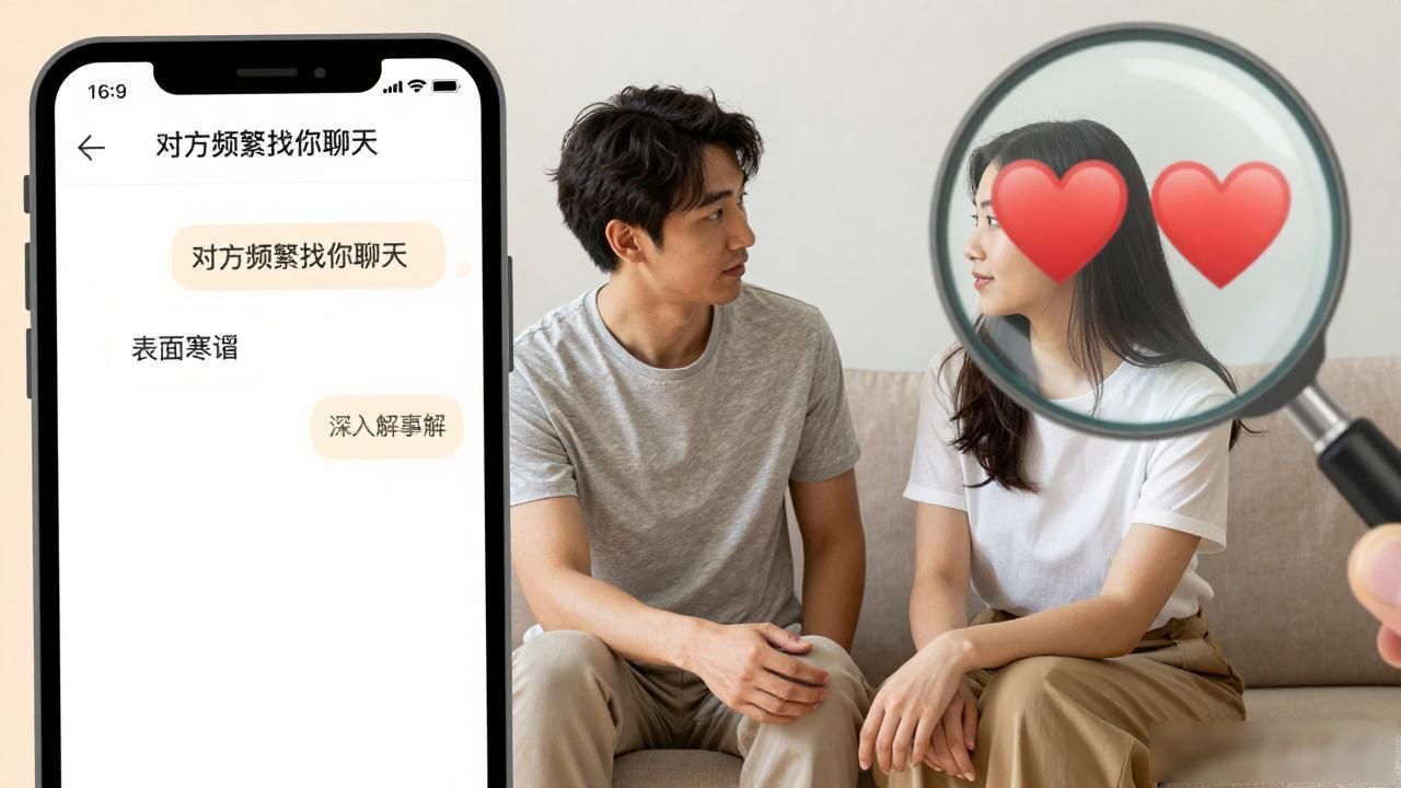 对方频繁找你聊天,是喜欢你还是无聊打发时间_经常找我聊天会烦_老发聊个事