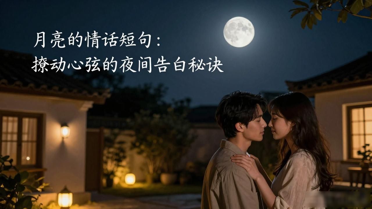 月亮的情话短句：撩动心弦的夜间告白秘诀