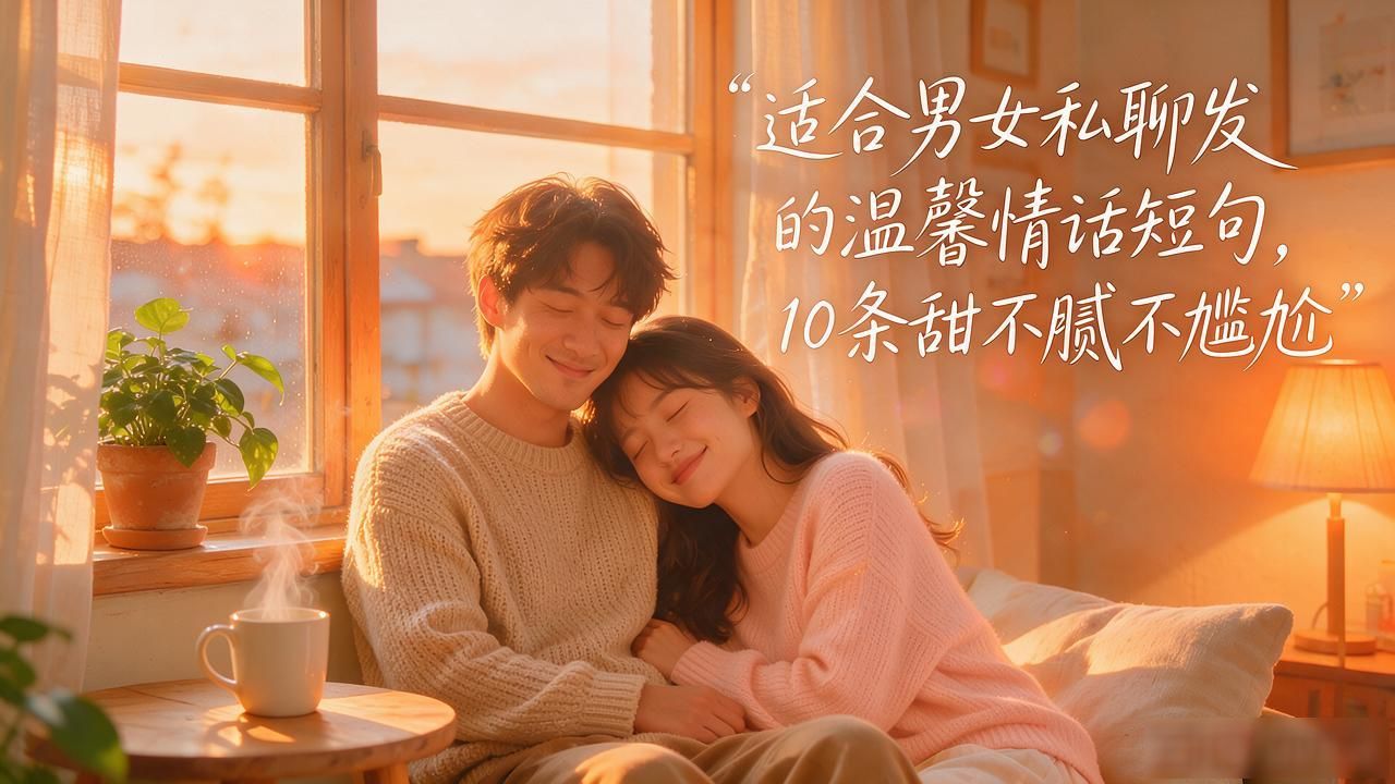 适合男女私聊发的温馨情话短句，10条甜不腻不尴尬