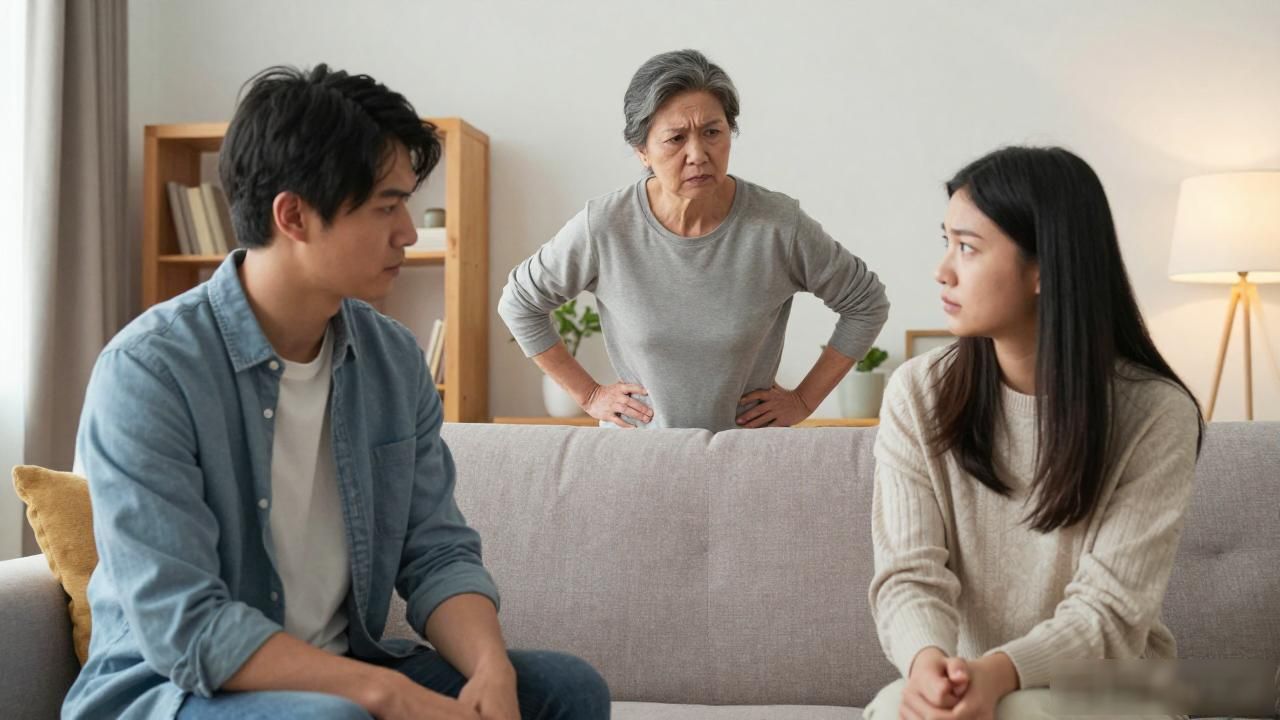 婆婆总插手小家庭生活，老公却装聋作哑怎么办