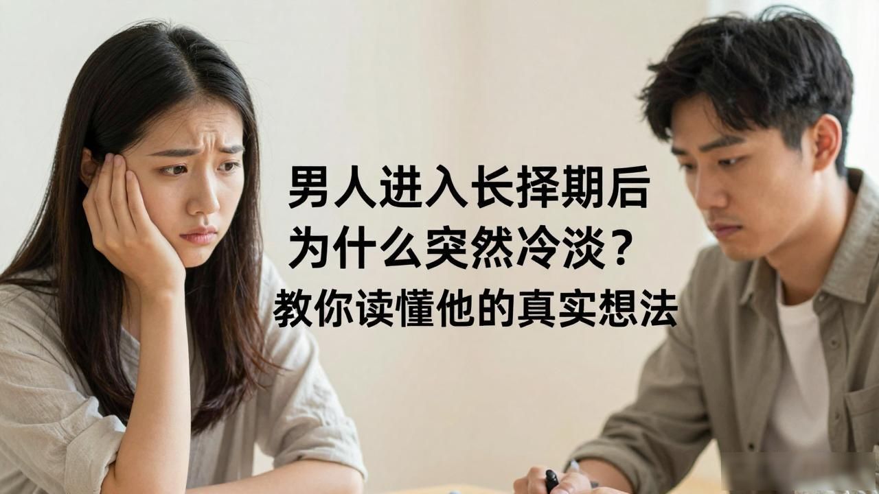 男人进入长择期后为什么突然冷淡？教你读懂他的真实想法
