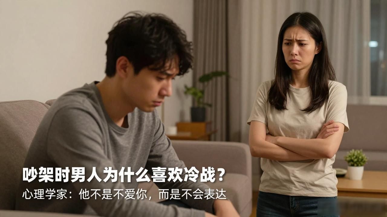 吵架时男人为什么喜欢冷战？心理学家：他不是不爱你，而是不会表达