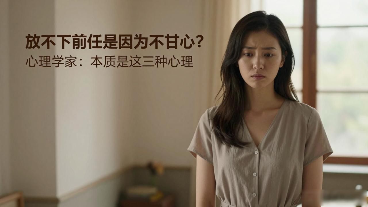 放不下前任是因为不甘心？心理学家：本质是这三种心理