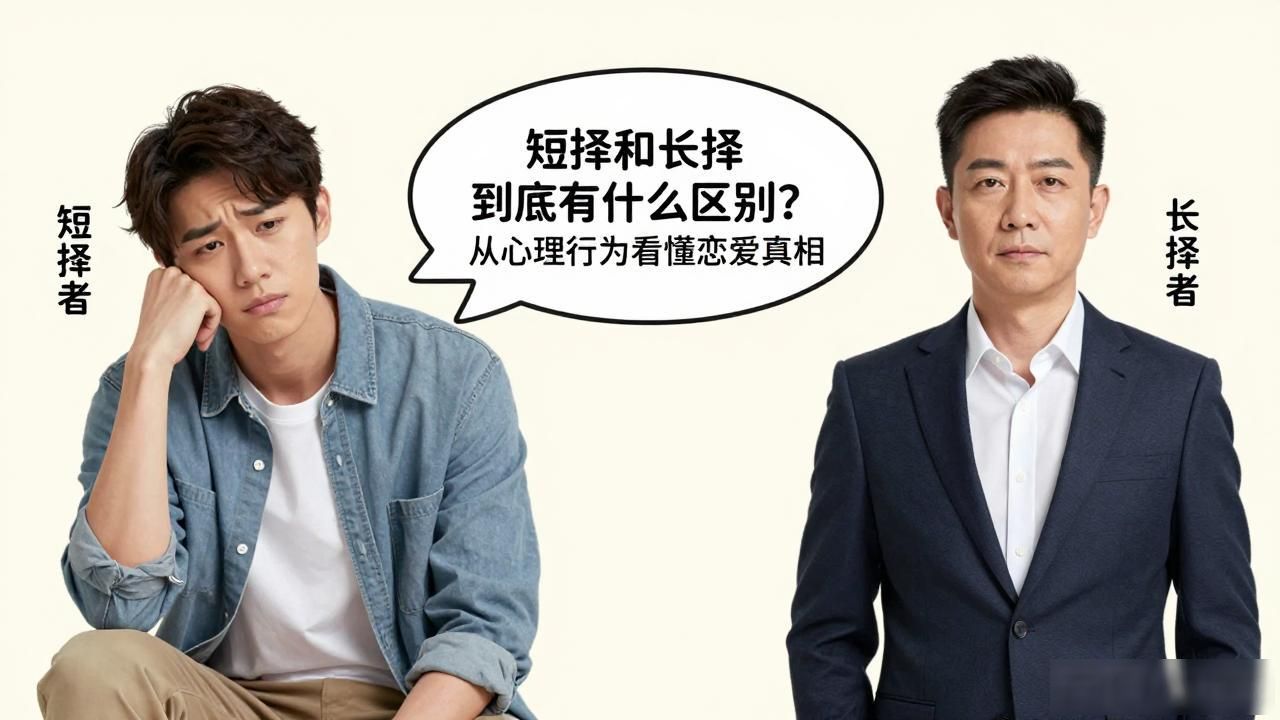 短择和长择到底有什么区别？从心理行为看懂恋爱真相