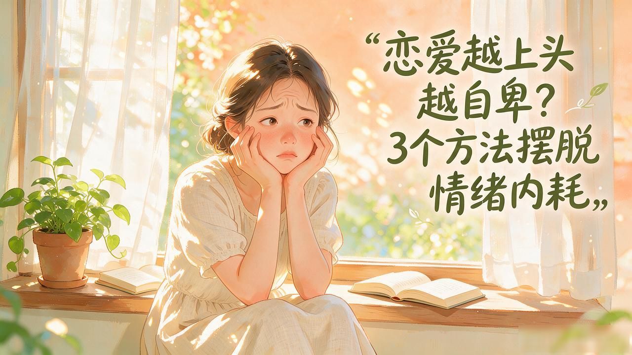 恋爱越上头越自卑？3个方法摆脱情绪内耗