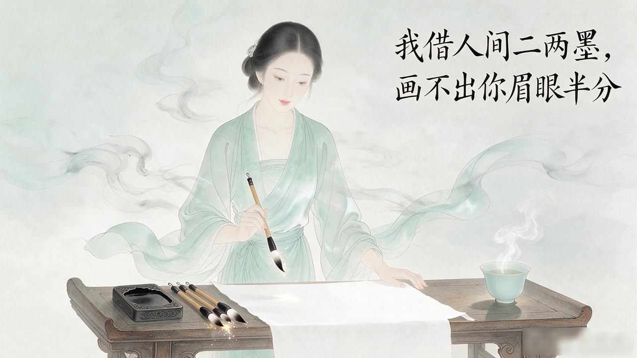 古风暧昧情话短句，写给喜欢的女孩