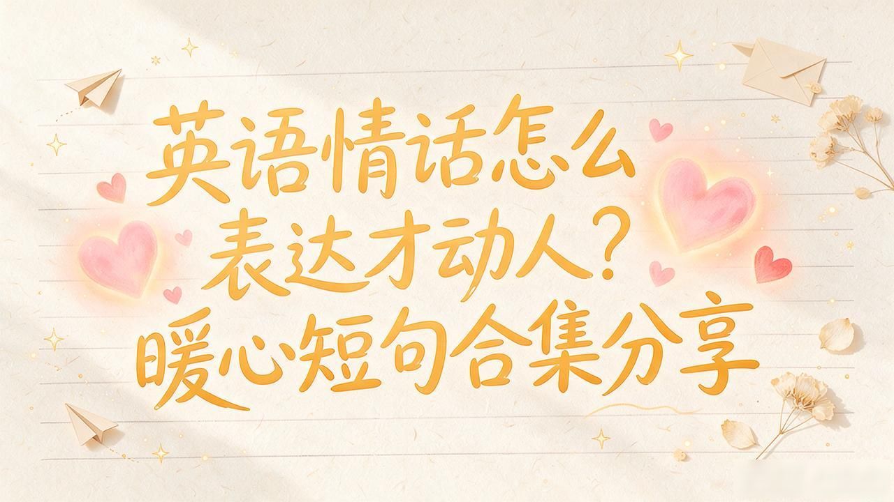 英语情话怎么表达才动人？暖心短句合集分享