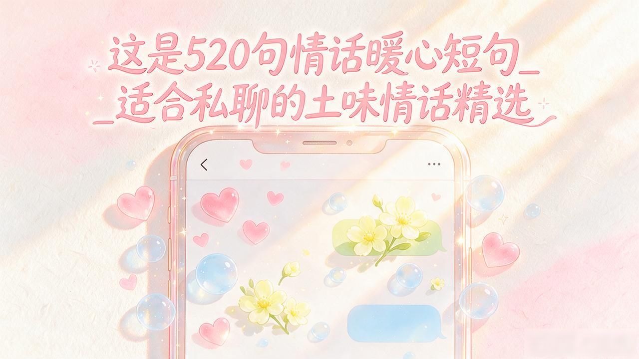 这是520句情话暖心短句_适合私聊的土味情话精选