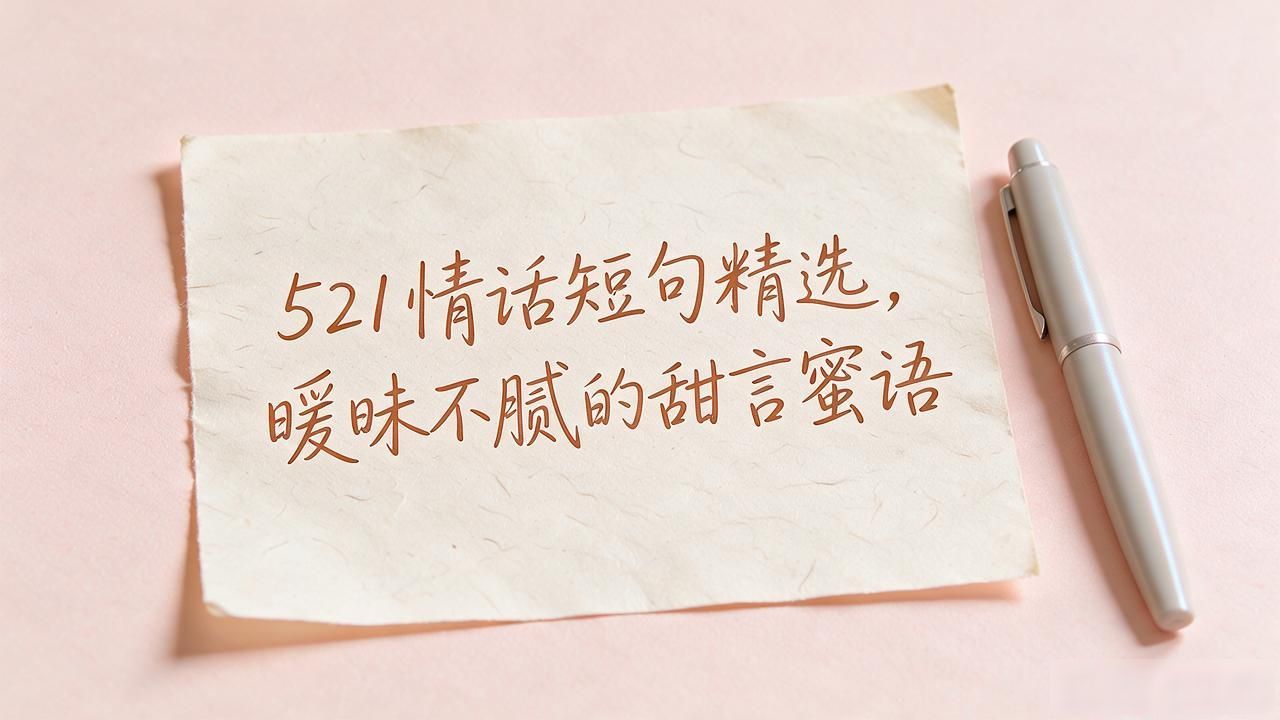 521情话短句精选，暧昧不腻的甜言蜜语大全