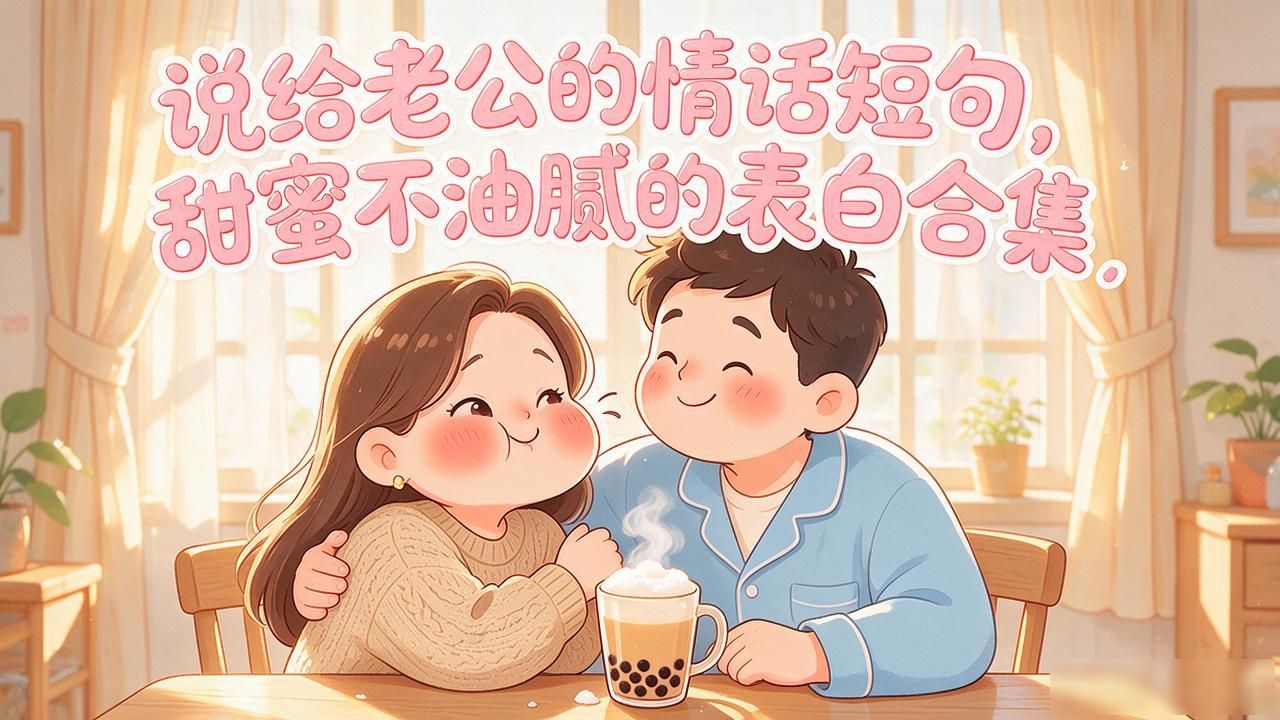 说给老公的情话短句，甜蜜不油腻的表白合集