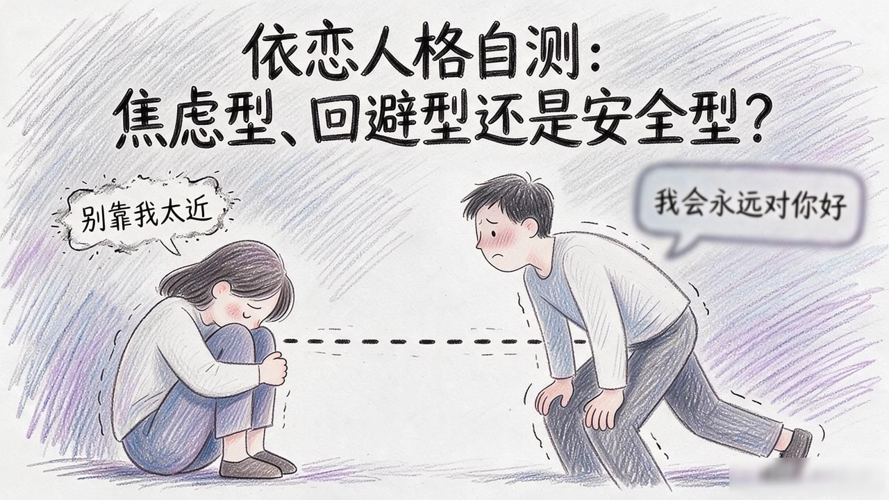 人格依恋类型测试_依恋人格专业测试解析_人格依恋类型测试官网免费