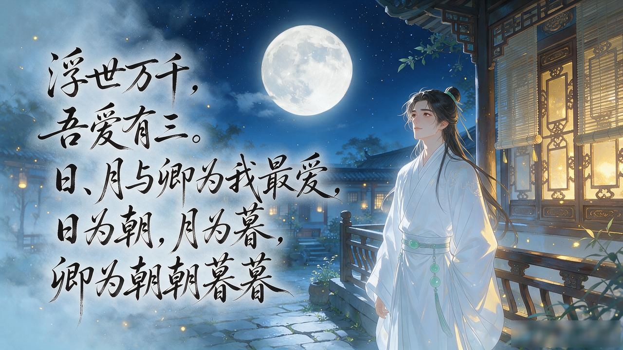 古风情话短句写给男生 暧昧期撩人的18句情话