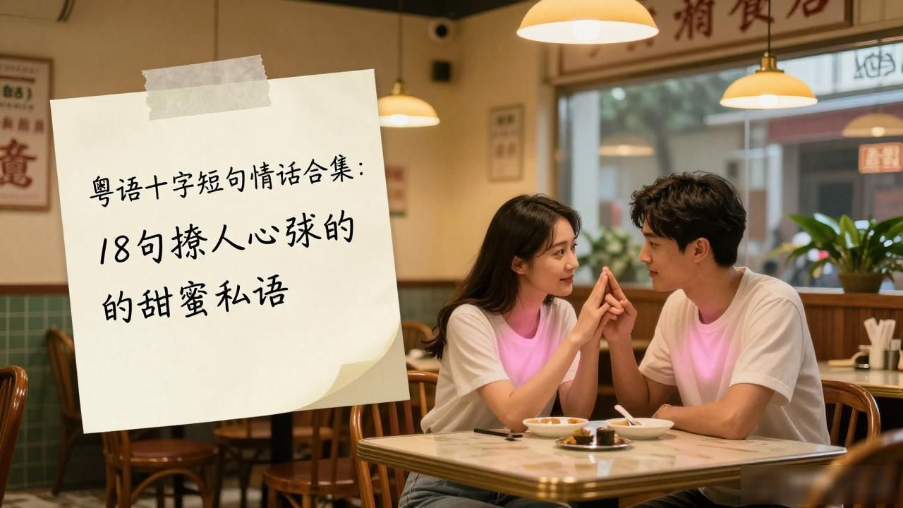 粤语十字短句情话合集：18句撩人心弦的甜蜜私语