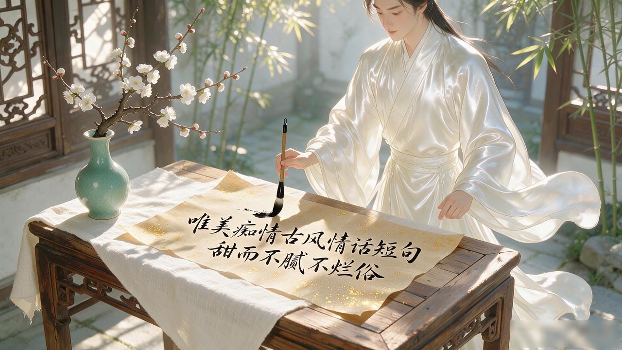 唯美痴情古风情话短句 甜而不腻不烂俗 适合私聊发给对方