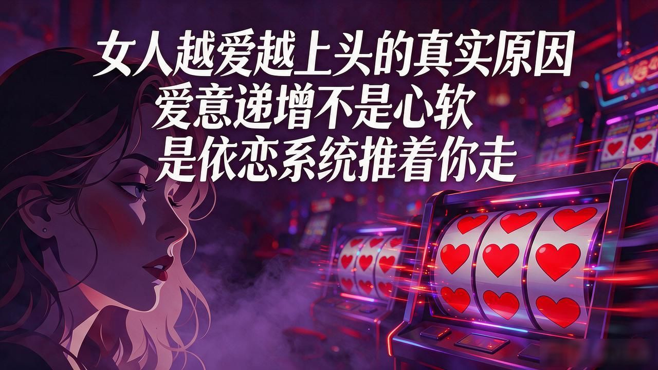 女人越爱越上头的真实原因 爱意递增不是心软是依恋系统推着你走