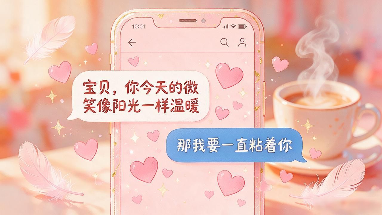 粤语十字短句情话｜私聊甜到齁嘅15句