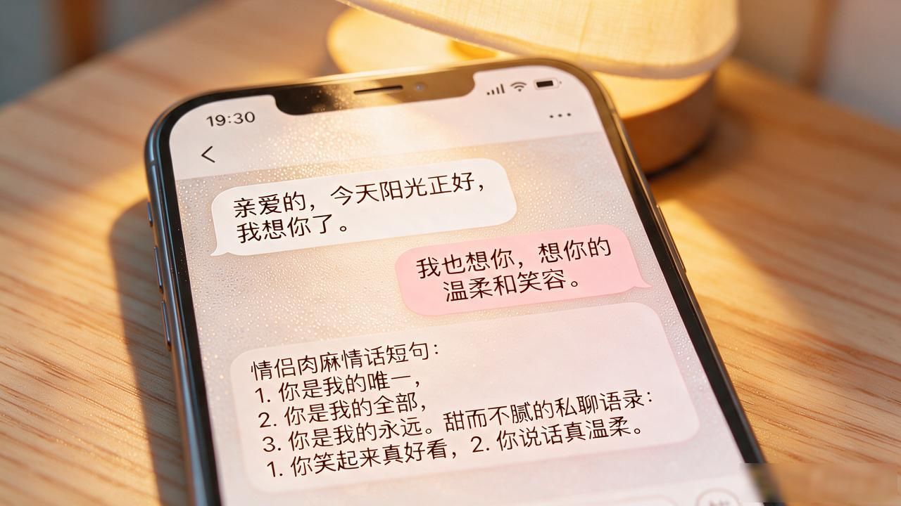 情侣肉麻情话短句 甜而不腻的私聊语录