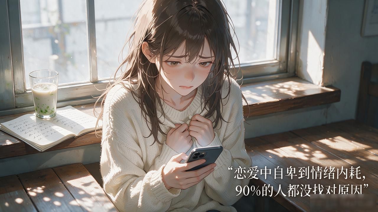 恋爱中自卑到情绪内耗，90%的人都没找对原因